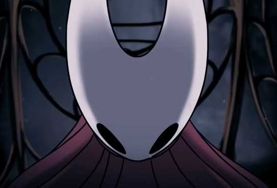 Hornet locked in a cage in Hollow Knight: Silksong.